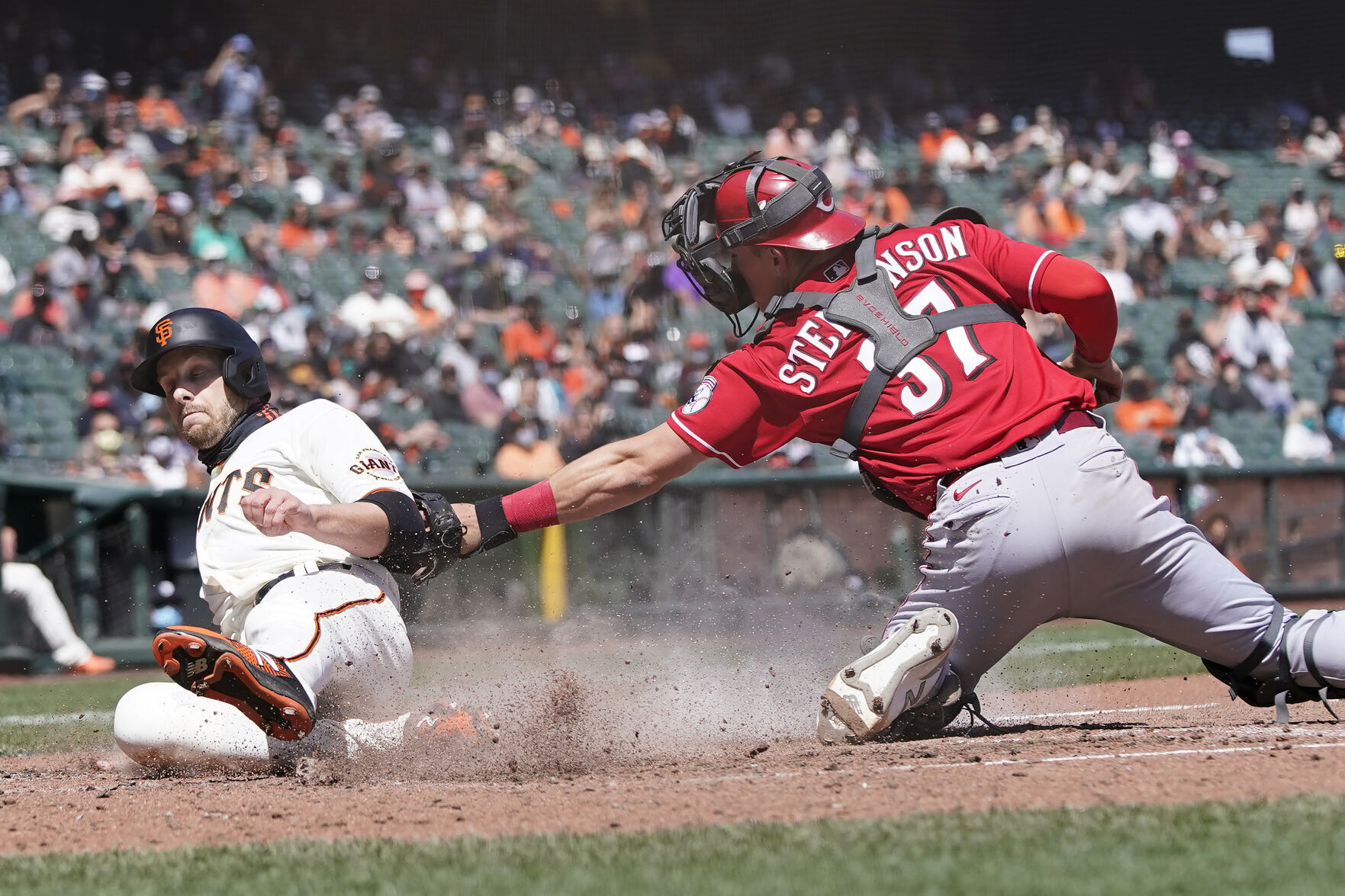 APTOPIX Reds Giants Baseball